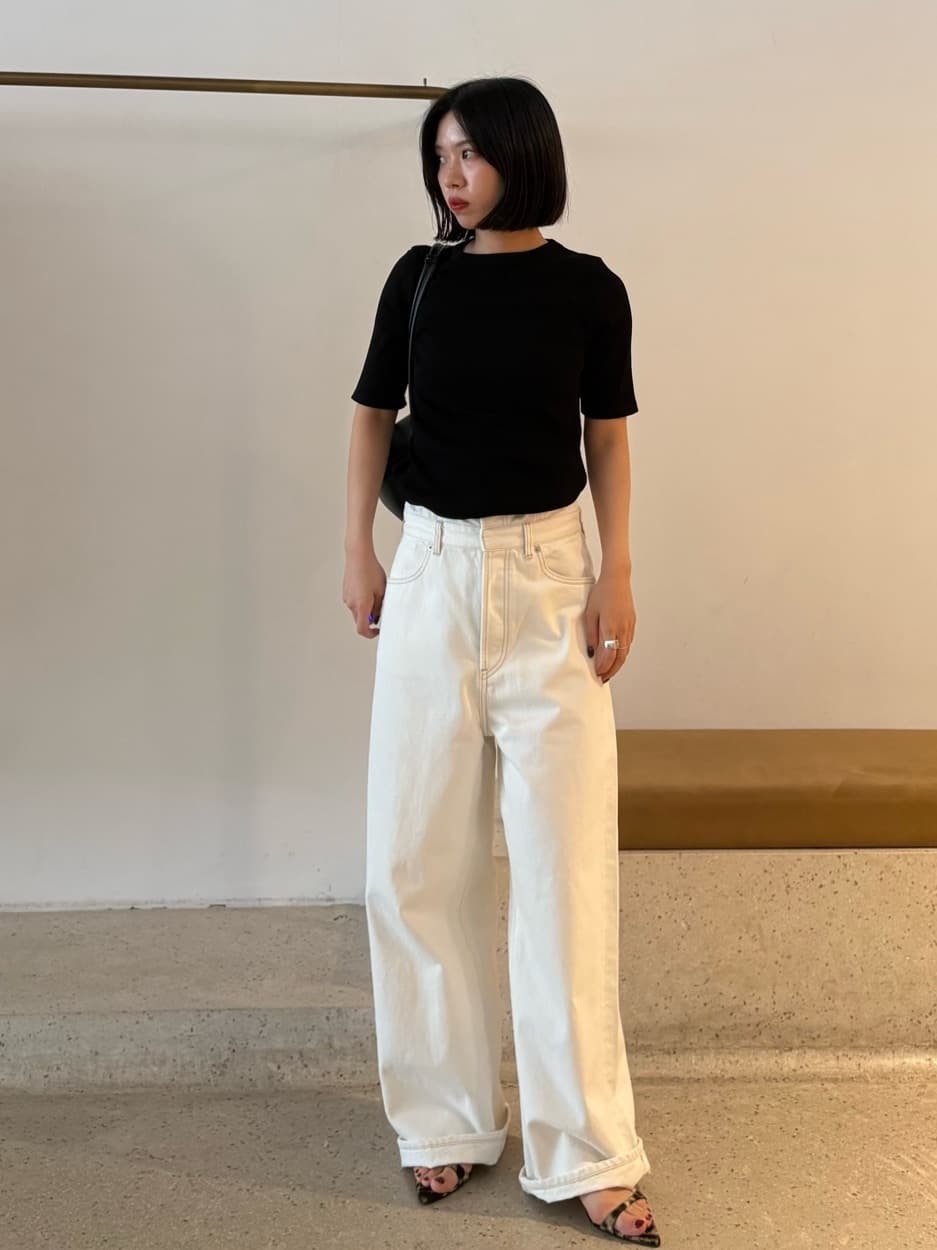 Whim Gazette | 半袖クルーネックテレコカットソー | Rakuten Fashion