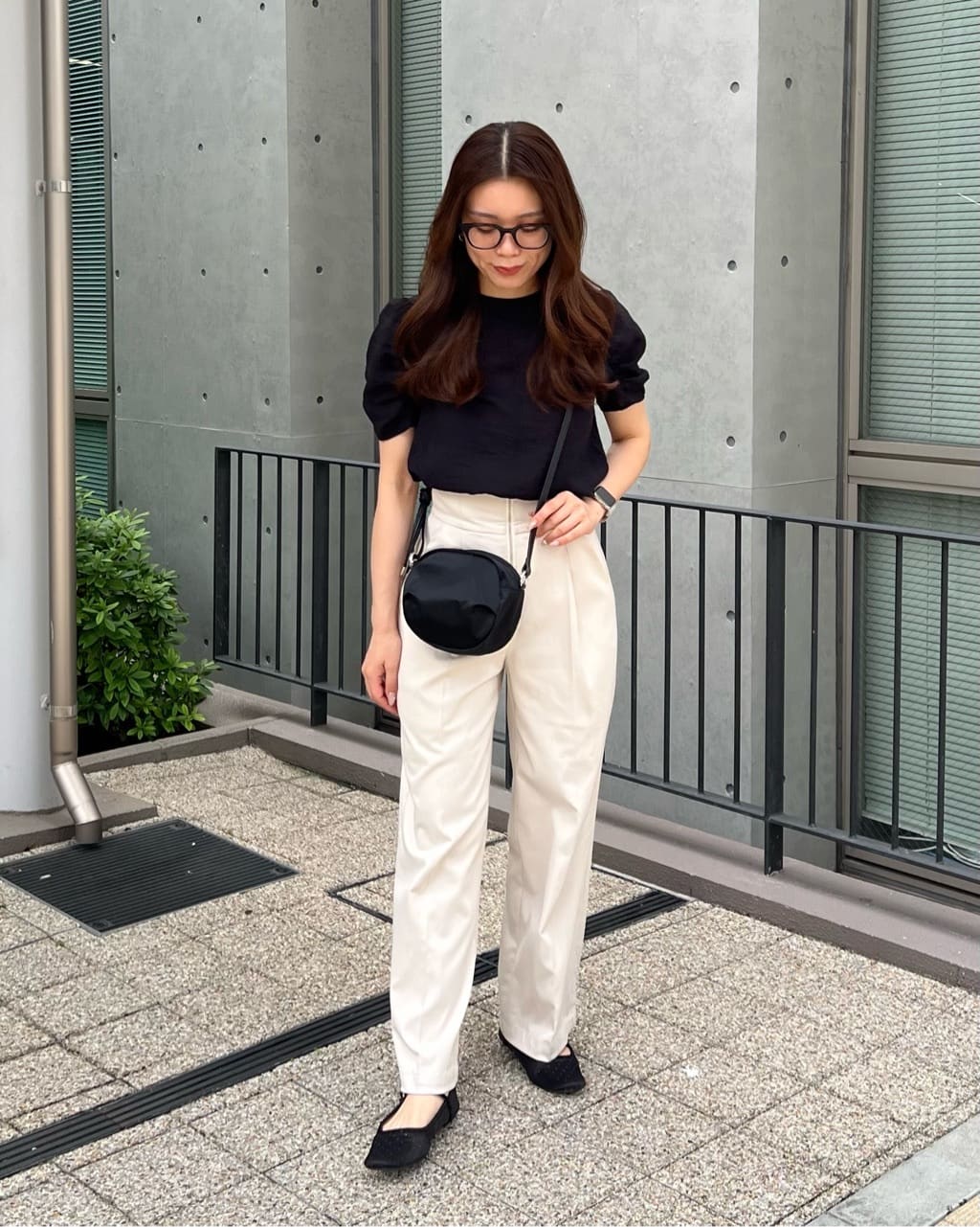 russetの【撥水】クラウズナイロンサークルミニショルダーバッグを使っ 