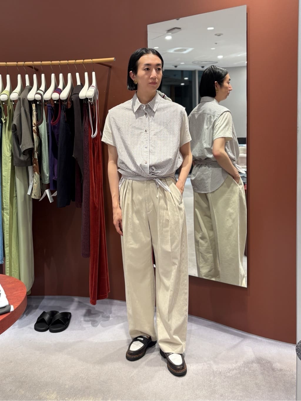 BEAUTY&YOUTH UNITED ARROWS | <6(ROKU)>コットンレーヨン タック