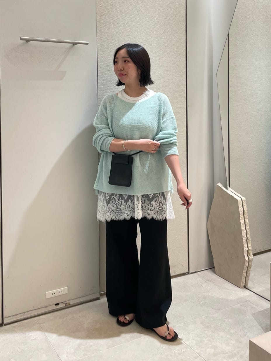 GALLARDAGALANTE | ペーパーヤーンメッシュニット | Rakuten Fashion