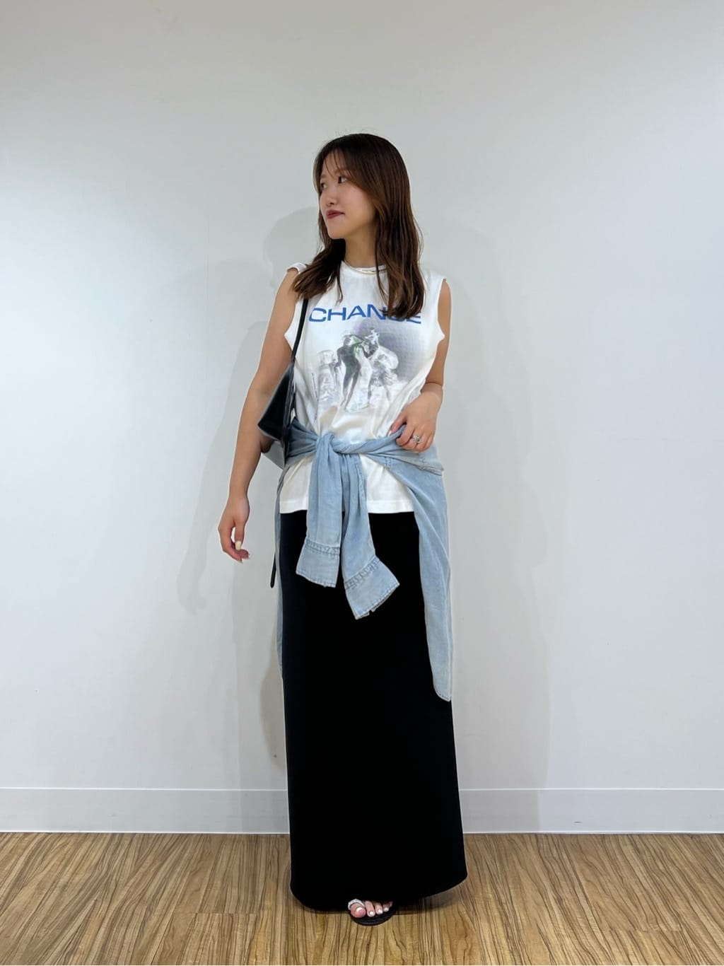 Whim Gazette | デニムシフォンシャツ | Rakuten Fashion(楽天