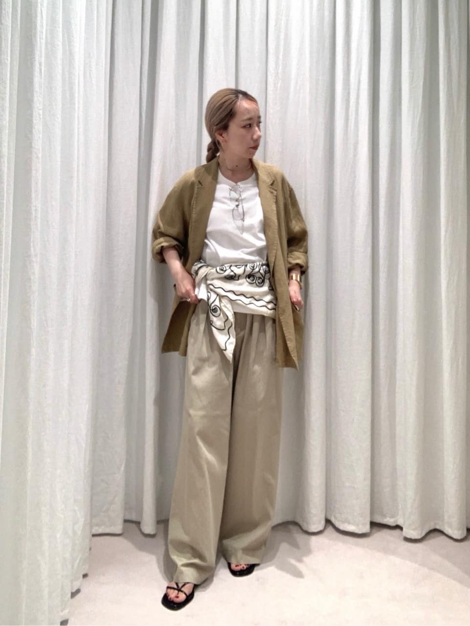 CONTE チノ タック ワイドパン UNITED ARROWS | <conte>チノ タック ワイドパンツ | Rakuten Fashion