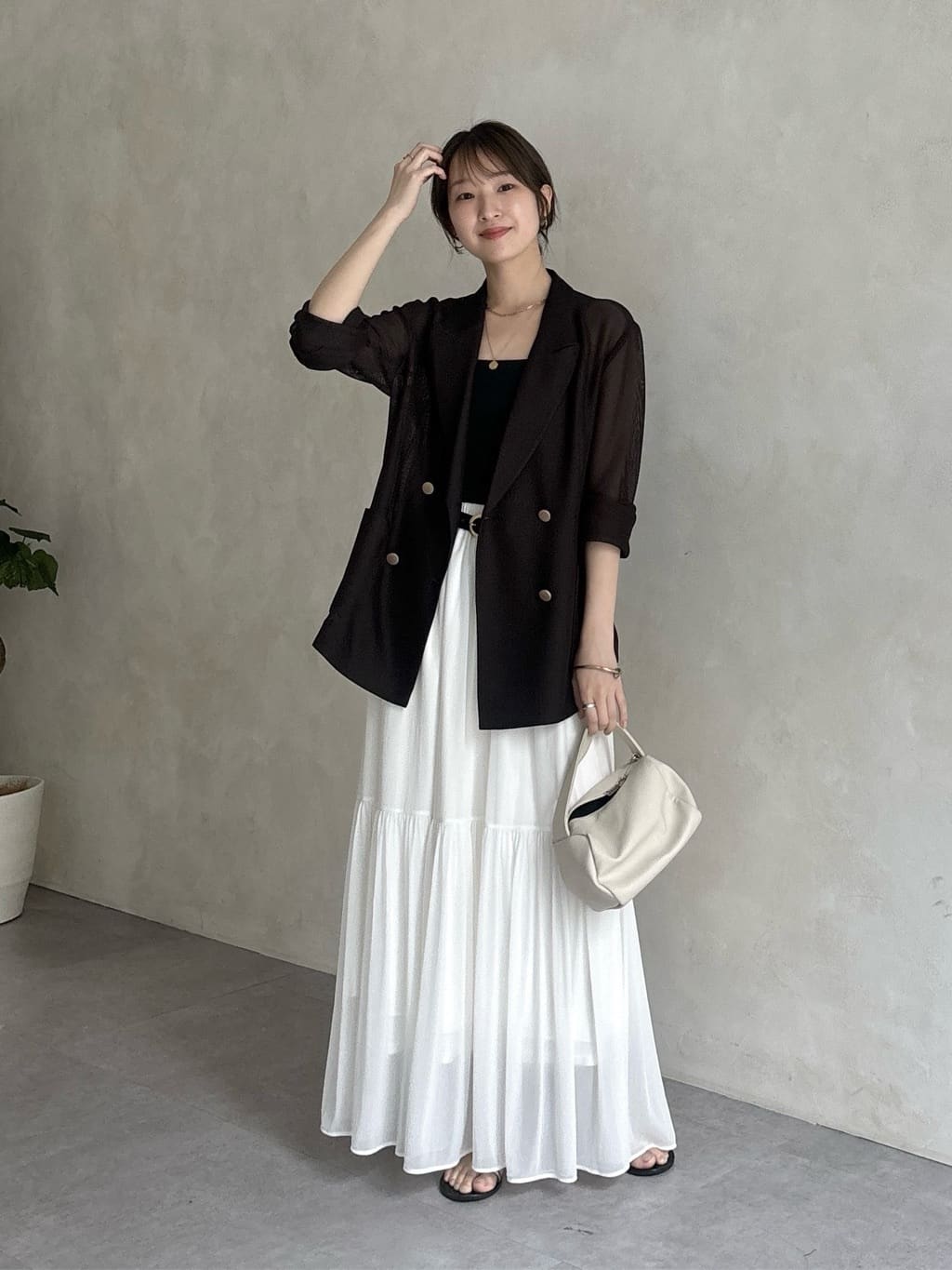 DOUDOU | エアリーギャザースカート | Rakuten Fashion(楽天