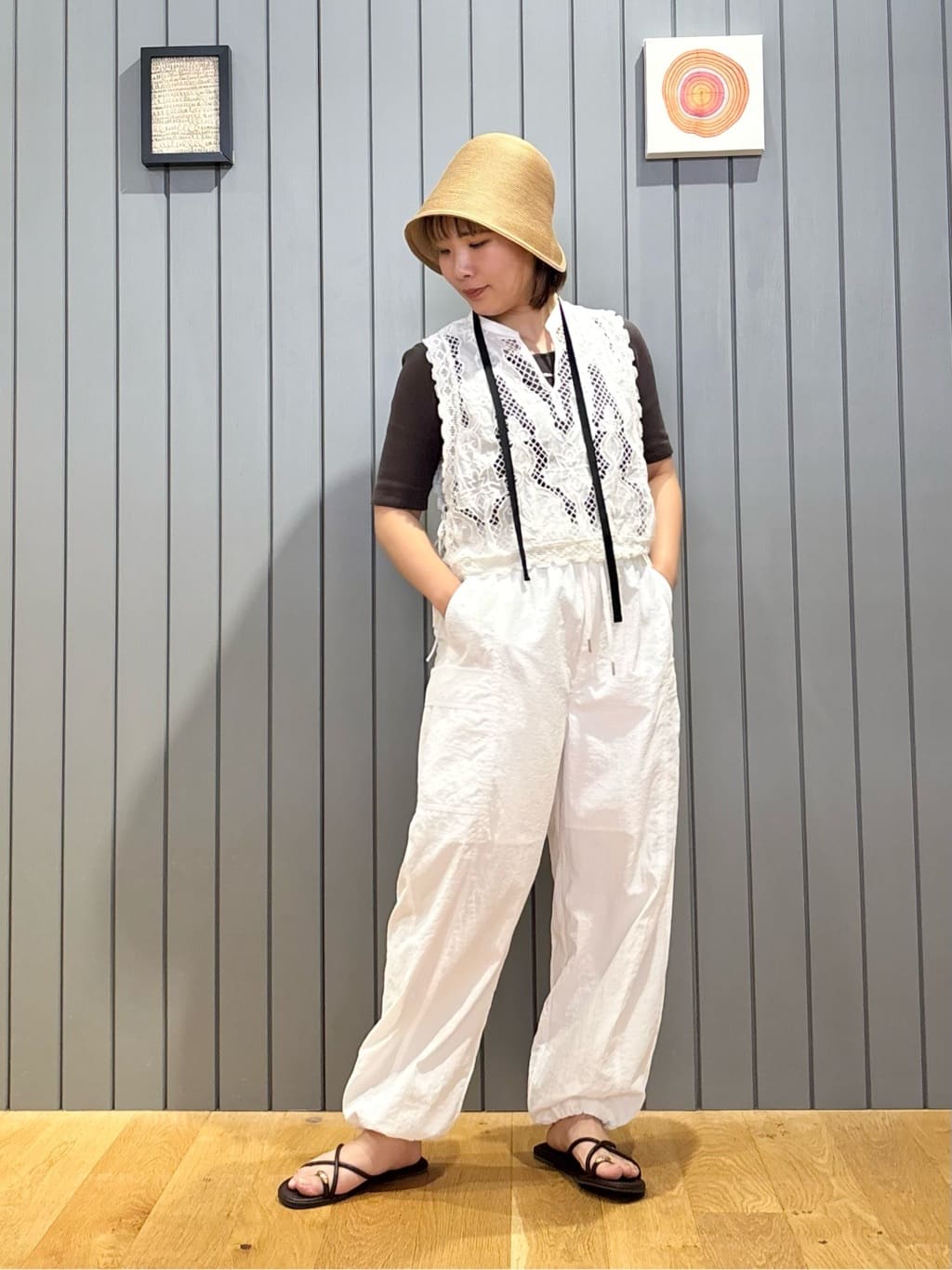 UNITED ARROWS green label relaxing | エンブロイダリー ベスト