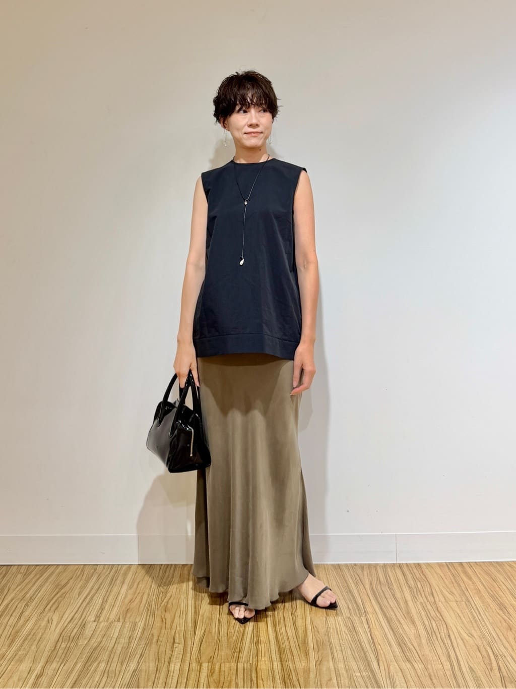 Whim Gazette | キュプラフィブリルフレアスカート | Rakuten Fashion