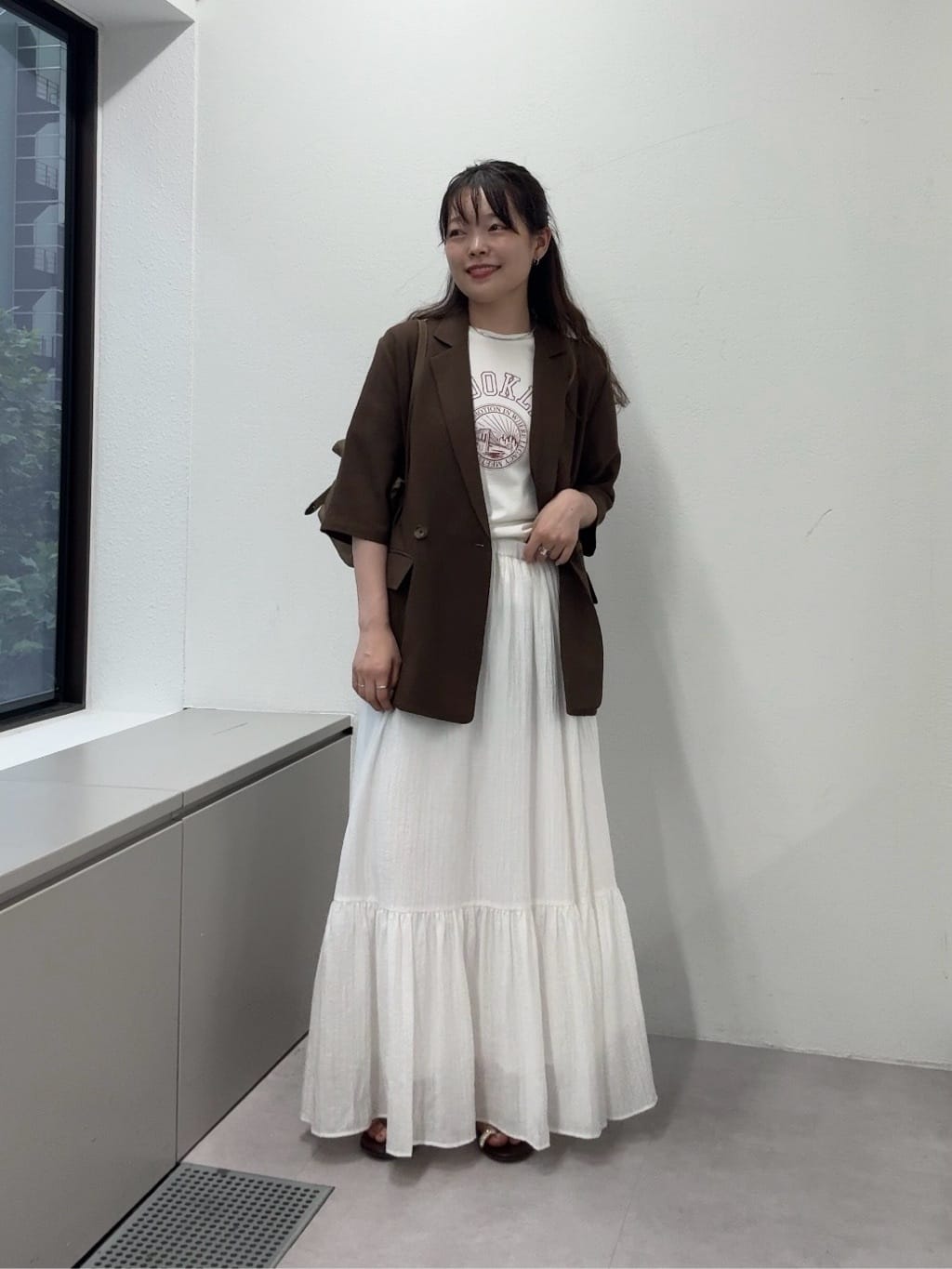 GALLARDAGALANTEの<GLOW 7月号掲載アイテム>【2サイズ展開】ハーフスリーブジャケットを使ったコーディネートを紹介します。｜Rakuten Fashion(楽天ファッション／旧楽天ブランドアベニュー)7271557