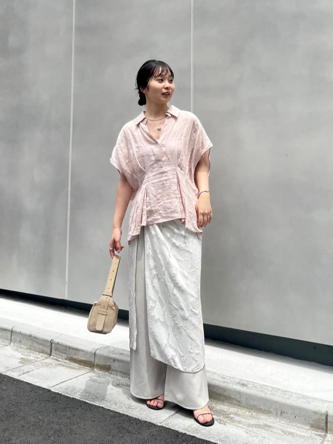 GALLARDAGALANTE | ハーフスリーブウエストシェイプシャツ | Rakuten