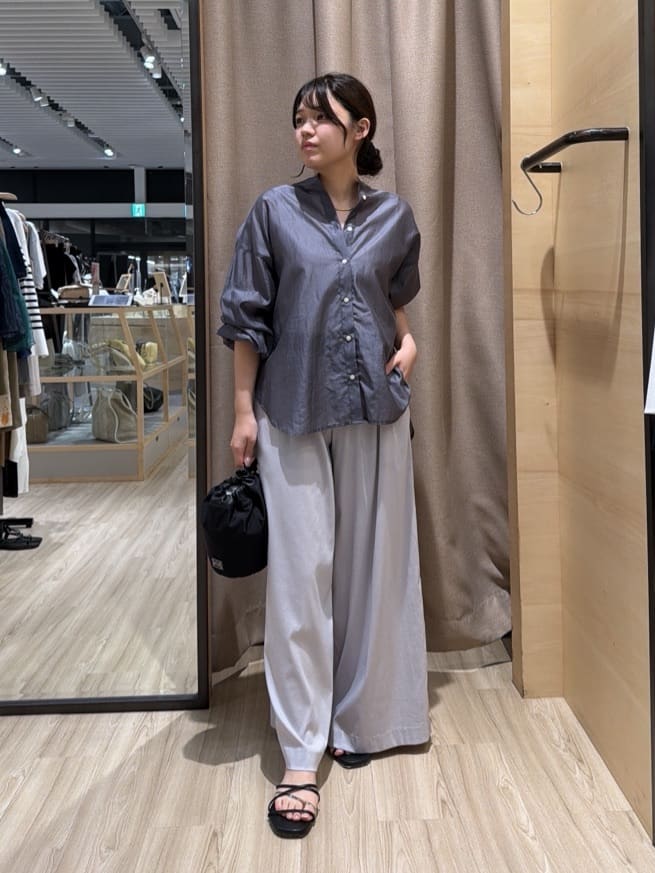 Jena espace merveilleux | シアーバックラッフルシャツ | Rakuten