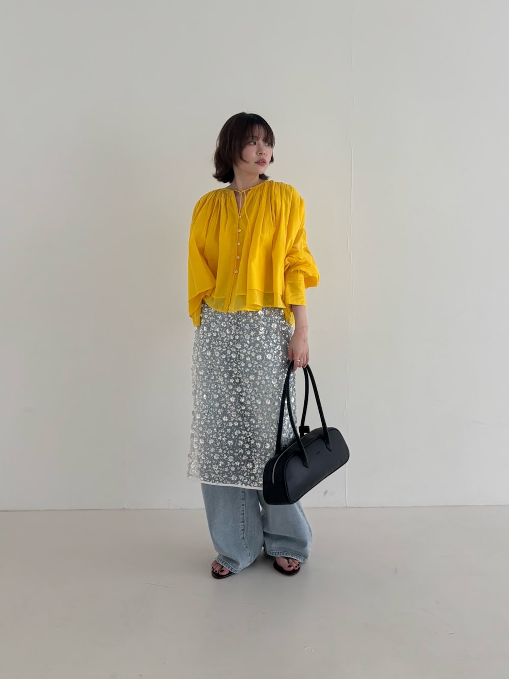 URBAN RESEARCH | コットンボイルギャザーショートブラウス | Rakuten