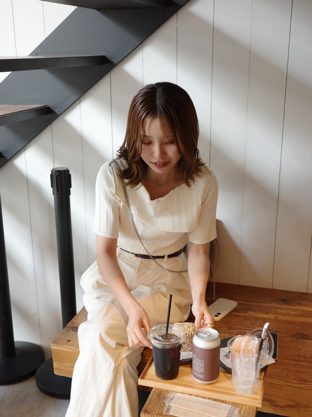 CAPRICIEUX LE'MAGE | ラップカラーリブニット | Rakuten Fashion(楽天