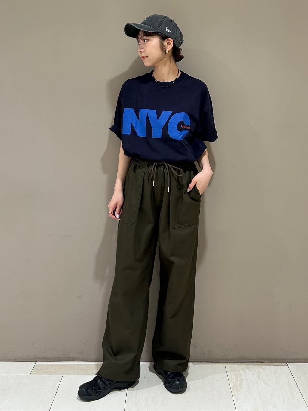 FREAK’S STOREのMade in U.S.A ヘビーウェイト オーバーサイズ クルーネック プリントTシャツ type 3を使ったコーディネートを紹介します。｜Rakuten Fashion(楽天ファッション／旧楽天ブランドアベニュー)7274478