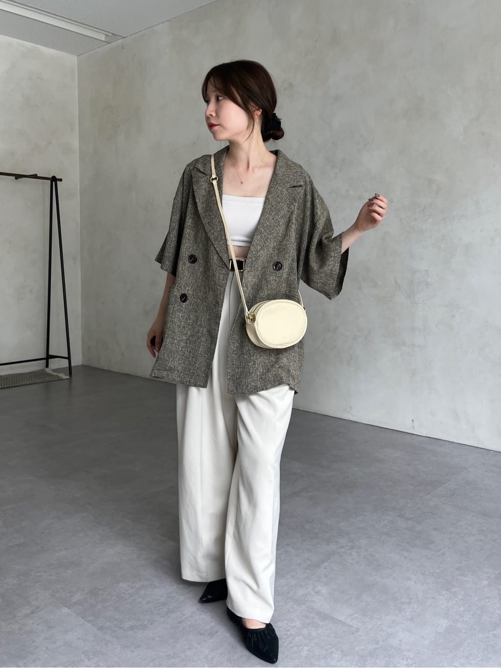 gemeil | 【本革/ベルト長さ調整可】3WAYオーバルショルダーバッグ(CE