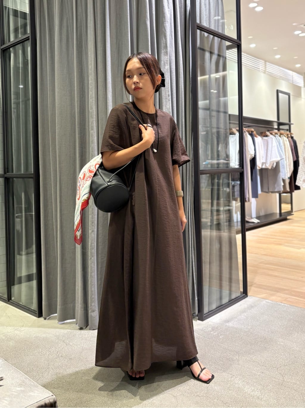 BEAUTY&YOUTH UNITED ARROWS | シアー バックリボン ワンピース