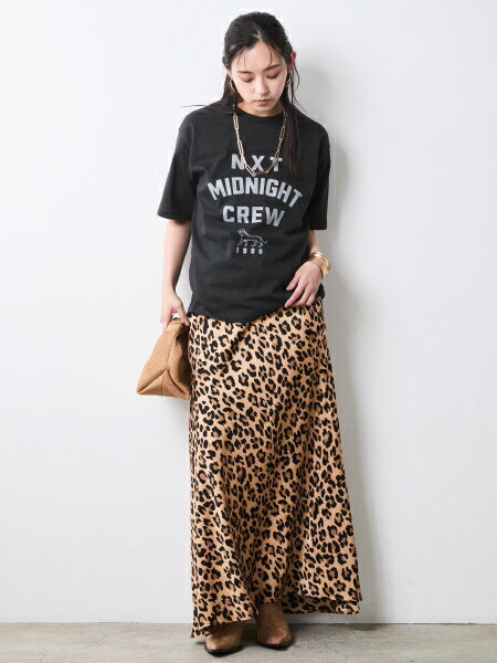 CHIC STYLEの綿100%ピグメント染ロゴプリントTシャツ<大きいサイズ有>シックスタイルを使ったコーディネートを紹介します。｜Rakuten Fashion(楽天ファッション／旧楽天ブランドアベニュー)7275538