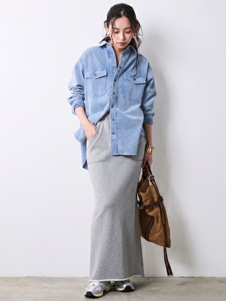 CHIC STYLEの綿100%硫化染コーデュロイシャツ<大きいサイズ有>シックスタイルを使ったコーディネートを紹介します。｜Rakuten Fashion(楽天ファッション／旧楽天ブランドアベニュー)7275561