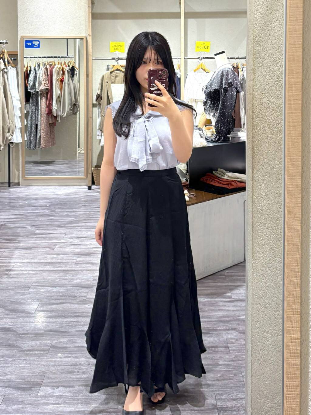 mysty womanの2WAYセーラーカラーブラウスを使ったコーディネートを紹介します。｜Rakuten Fashion(楽天ファッション／旧楽天ブランドアベニュー)7275594