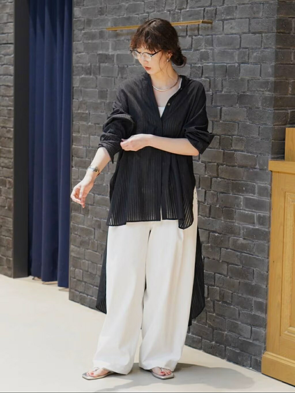 Curensologyの<CSG>シルバーワイドバングルを使ったコーディネートを紹介します。｜Rakuten Fashion(楽天ファッション／旧楽天ブランドアベニュー)7275698
