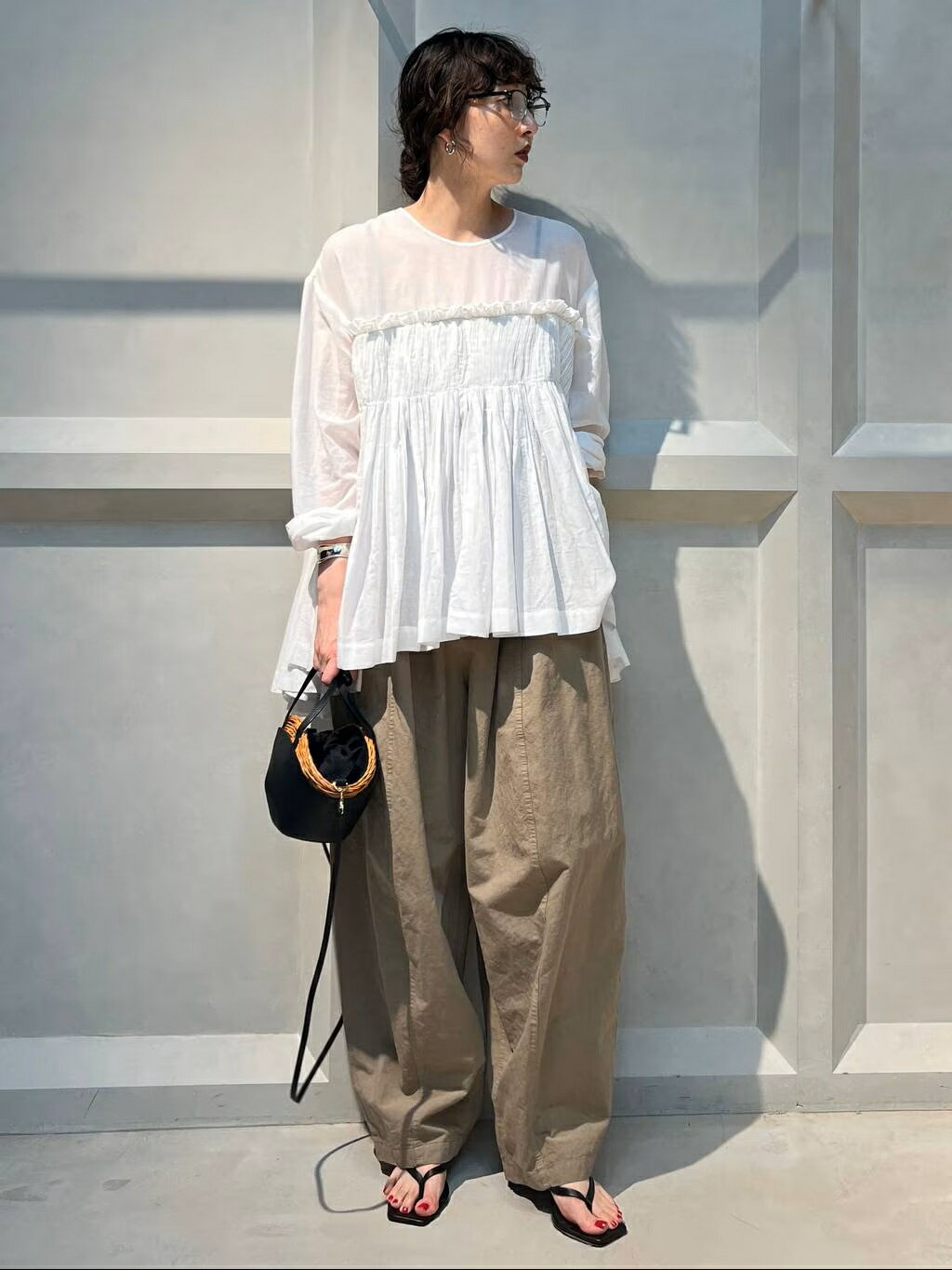 Curensology | ハンドタックブラウス | Rakuten Fashion(楽天