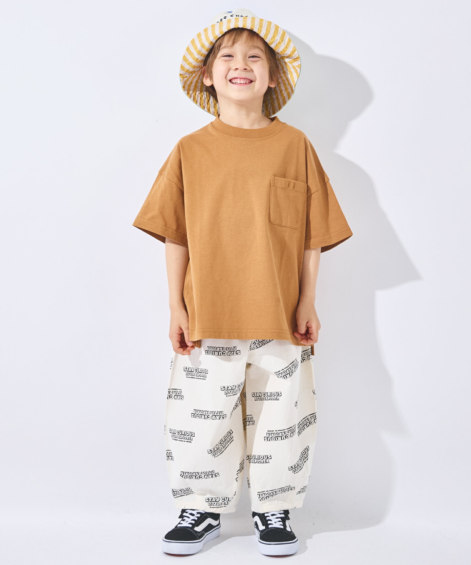 ever closetの半袖 tシャツ ティーシャツ トップス 男の子 女の子 子供 子供服 キッズ服を使ったコーディネートを紹介します。｜Rakuten Fashion(楽天ファッション／旧楽天ブランドアベニュー)7275745