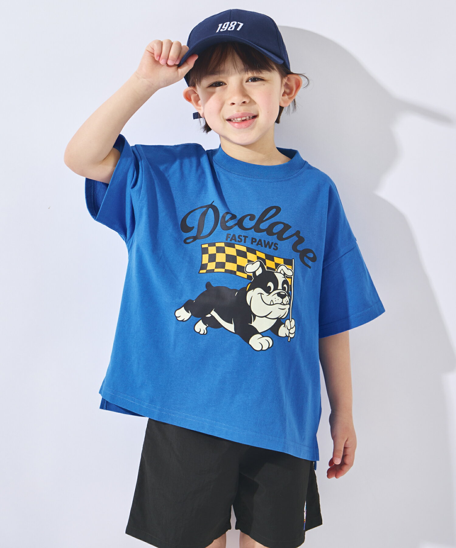 ever closetのプリント 半袖 tシャツ ティーシャツ トップス 男の子 女の子 子供 子供服を使ったコーディネートを紹介します。｜Rakuten Fashion(楽天ファッション／旧楽天ブランドアベニュー)7275796