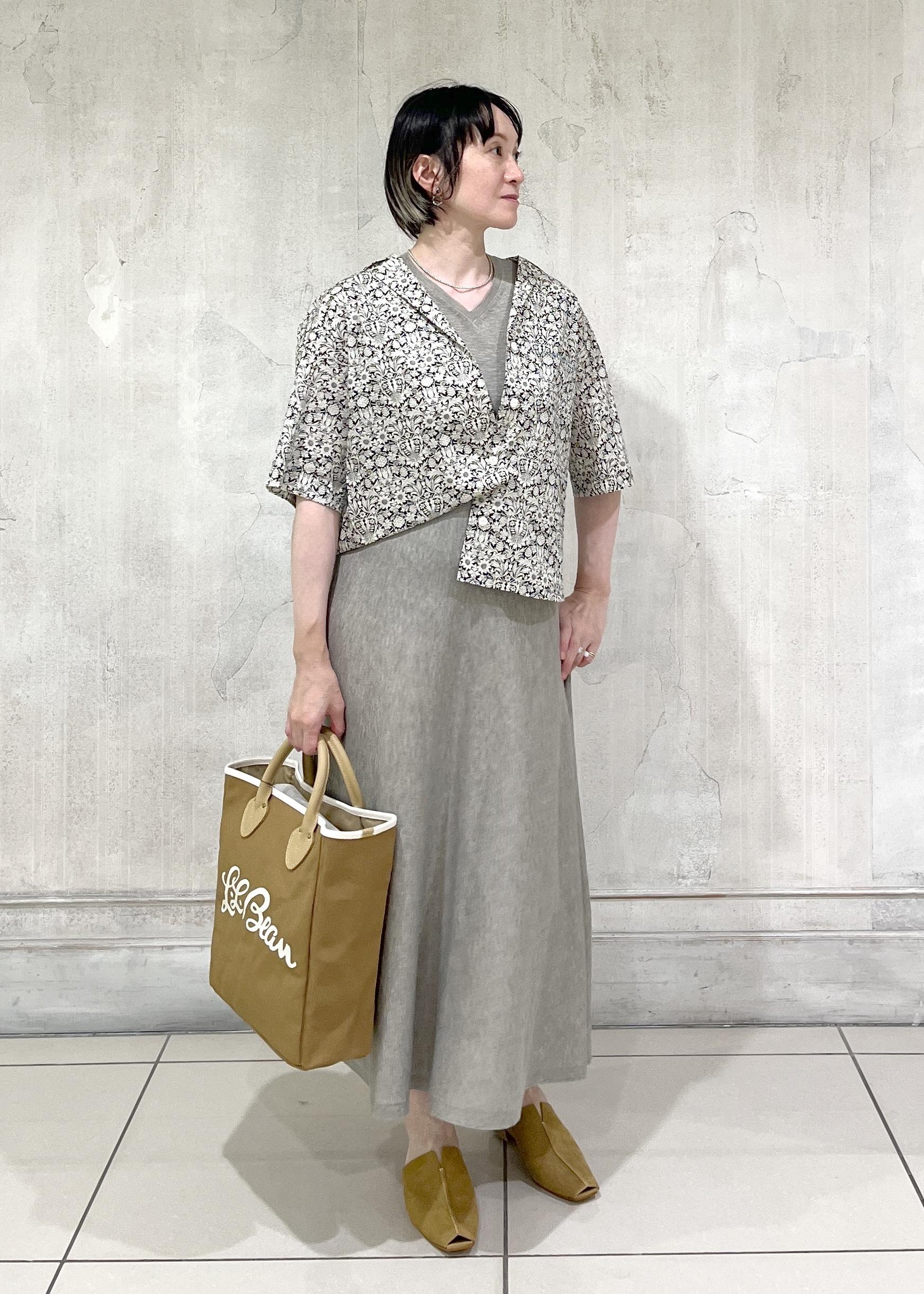 ROPE'のリバティオープンカラーシャツを使ったコーディネートを紹介します。｜Rakuten Fashion(楽天ファッション／旧楽天ブランドアベニュー)7290445