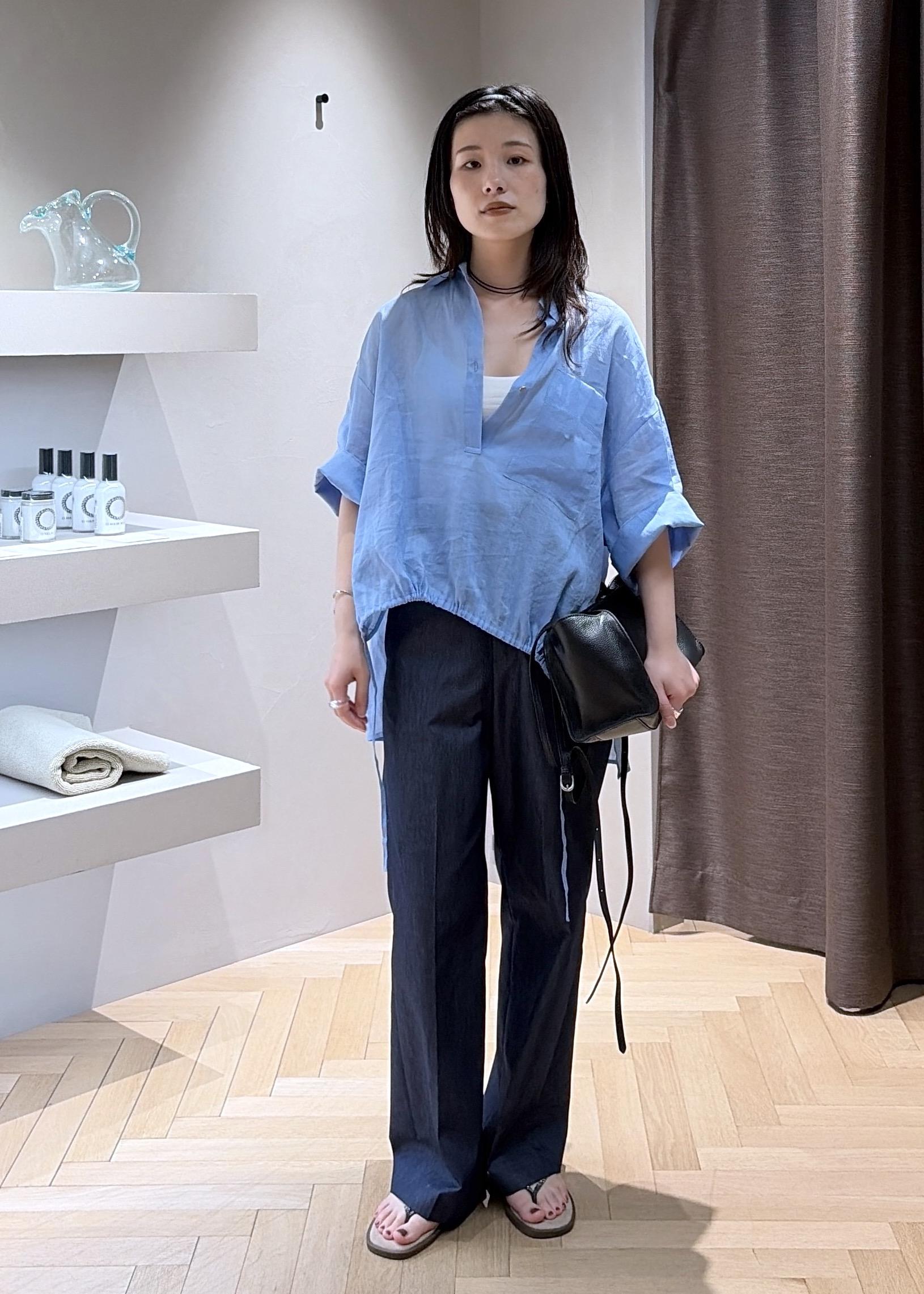 SALON adam et rope' | コットンライクスタイルアップパンツ 3