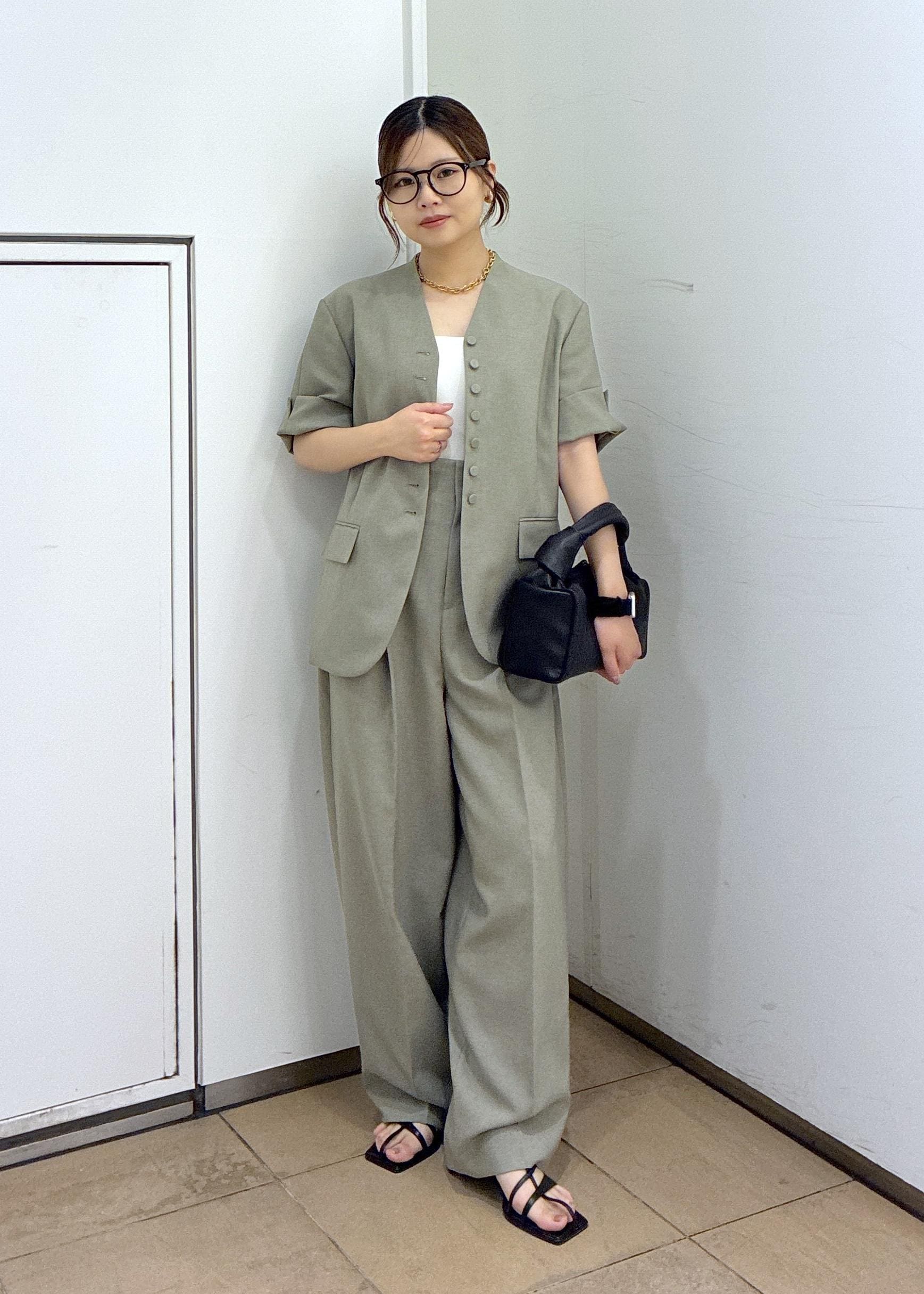 ADAM ET ROPE' | リネンライクブラウスジャケット | Rakuten Fashion