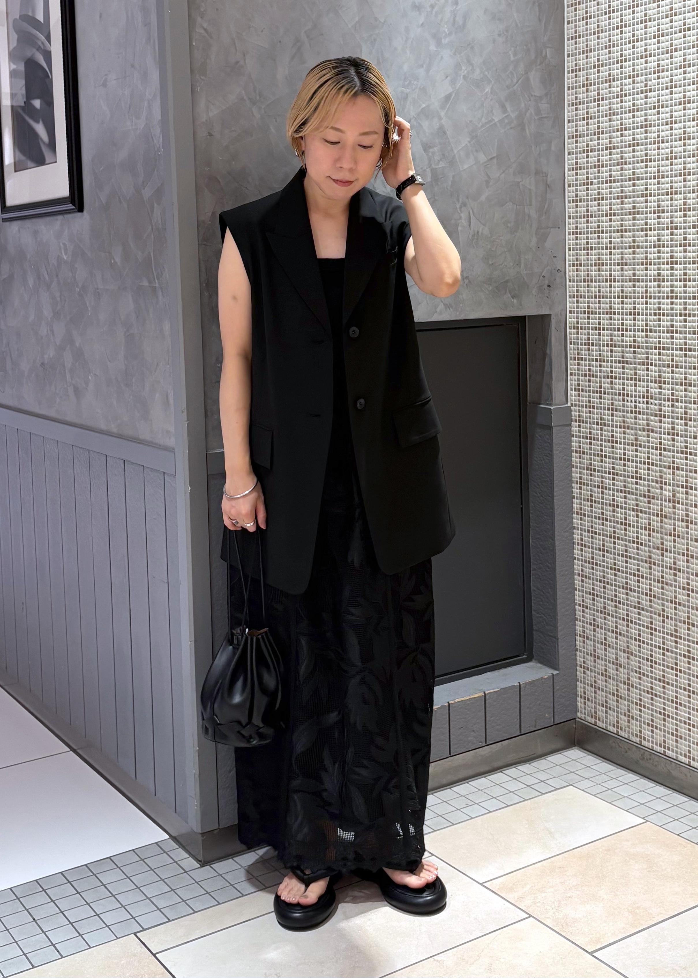 ADAM ET ROPE' | メッシュレースマキシスカート | Rakuten Fashion