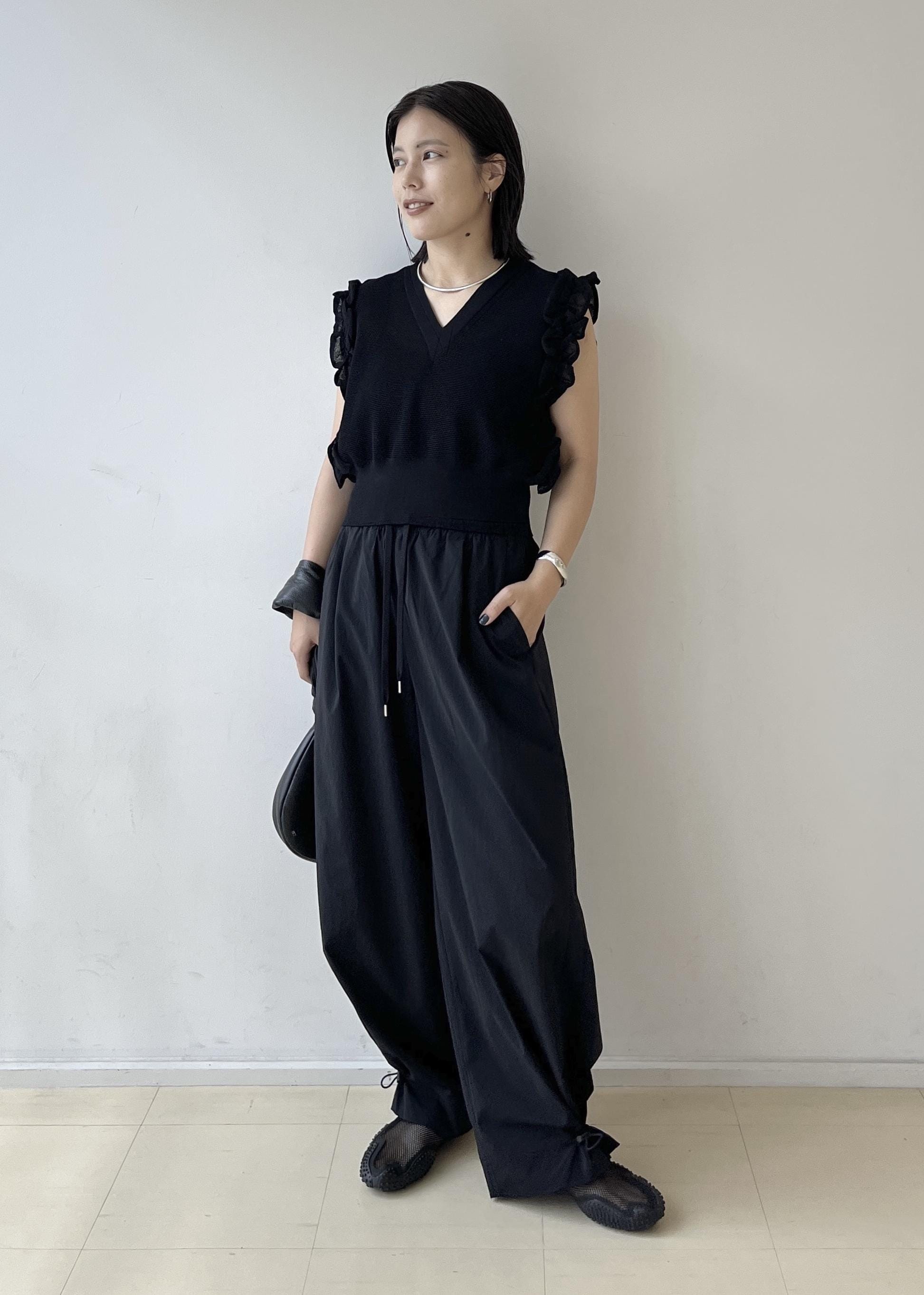 ADAM ET ROPE' | フリルメッシュジレ | Rakuten Fashion(楽天