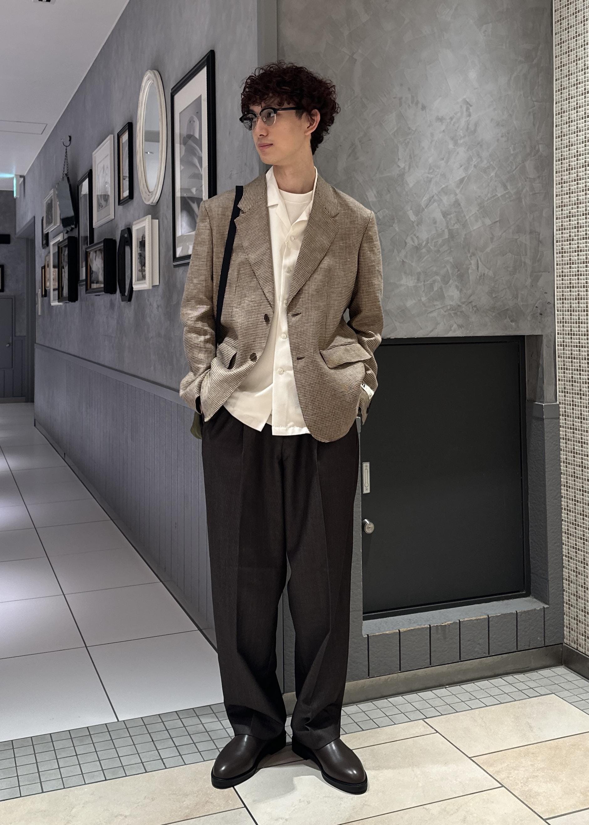 ADAM ET ROPE' | ボックス シルエット リネンブレザー | Rakuten