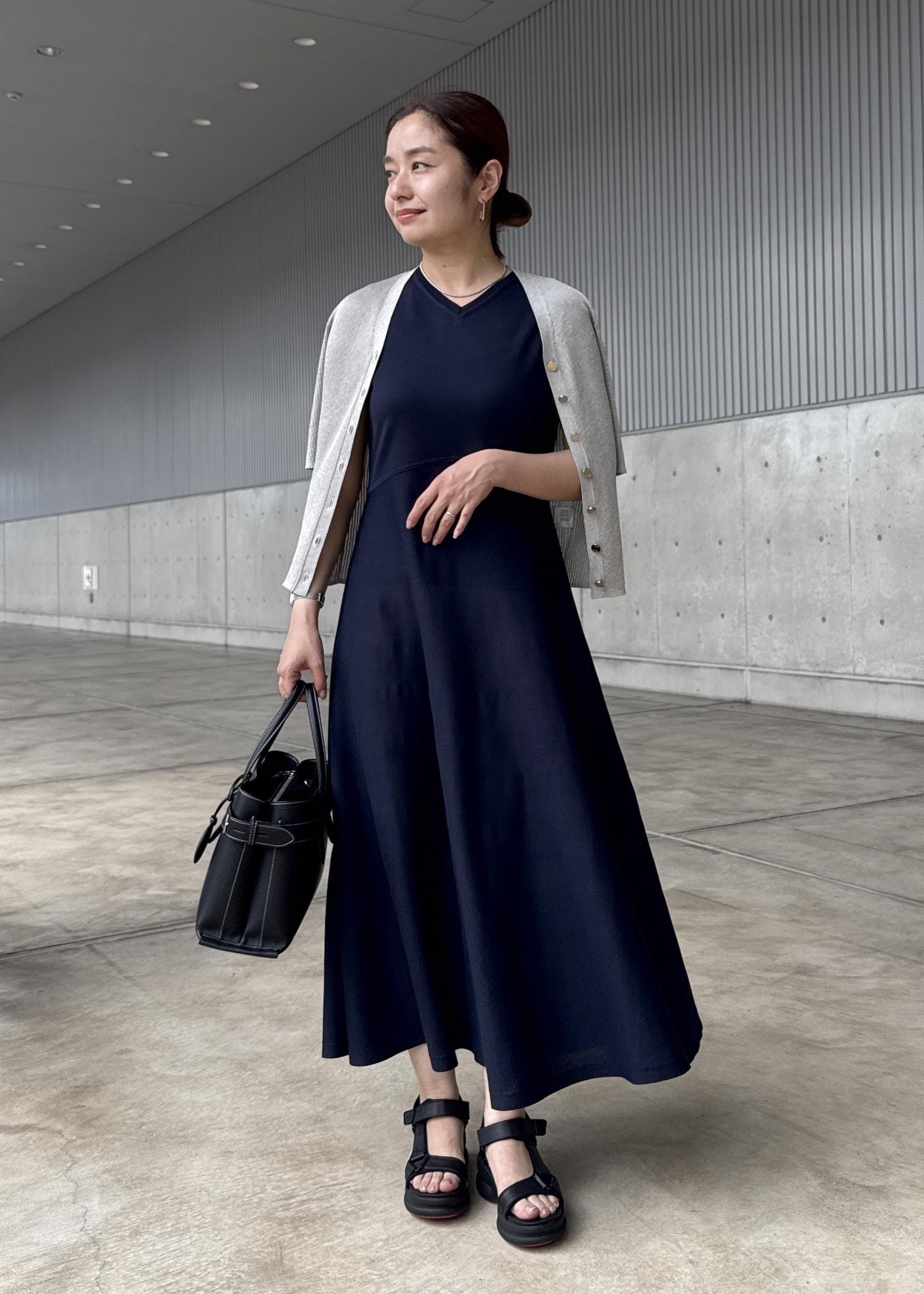 ROPE' | LEVITA ニットワンピース/接触冷感・イージーケア | Rakuten