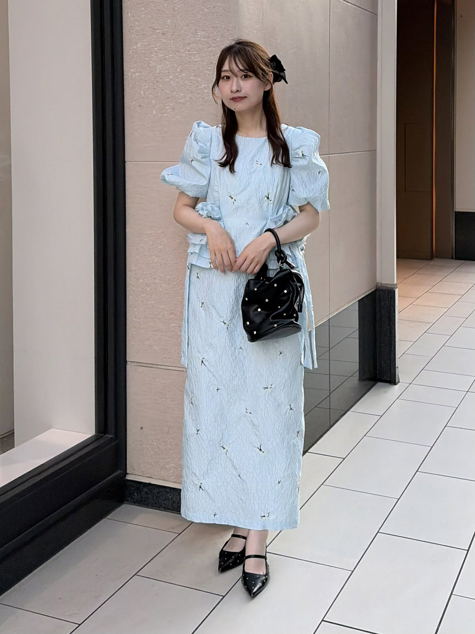 ANDRESD | 結婚式・二次会対応 刺繍ジャガードフリルドレス | Rakuten