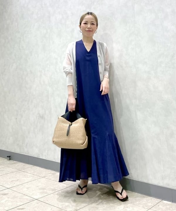 Demi-Luxe BEAMS | 【別注】MARIHA / 夏の月影 ワンピース ソリッド
