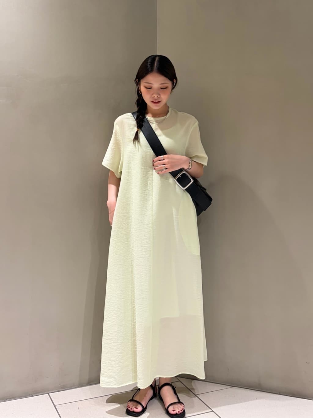 BEAUTY&YOUTH UNITED ARROWS | シアー バックリボン ワンピース