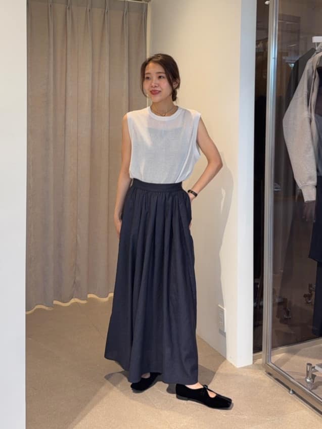 新品未使用＜MARW UNITED ARROWS＞シアー ノースリーブ ニット MARW UNITED ARROWS（マルゥ ユナイテッドアローズ）の「＜MARW UNITED