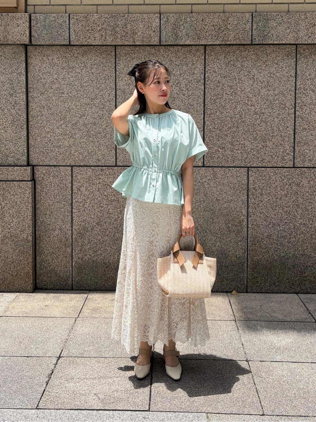 NATURAL BEAUTY BASIC きゅっとふわっと。全部盛りブラウス NATURAL BEAUTY BASIC | <ちょうど,いい服>きゅっとふわっと.全部盛り