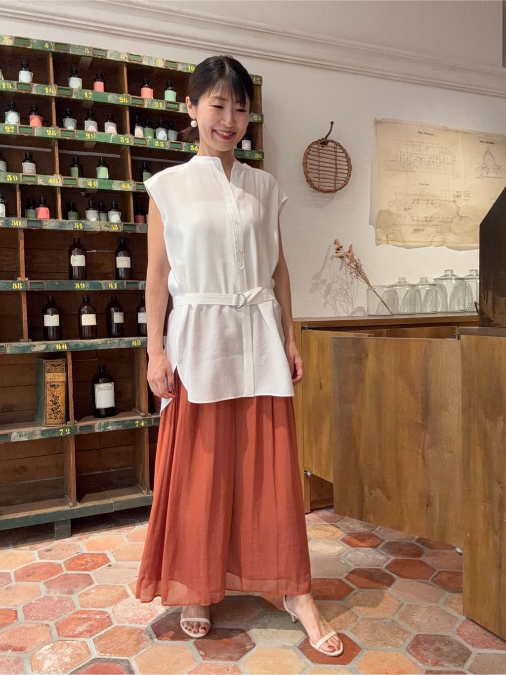 BEARDSLEY | NEWシワシフォンギャザーパンツ | Rakuten Fashion(楽天