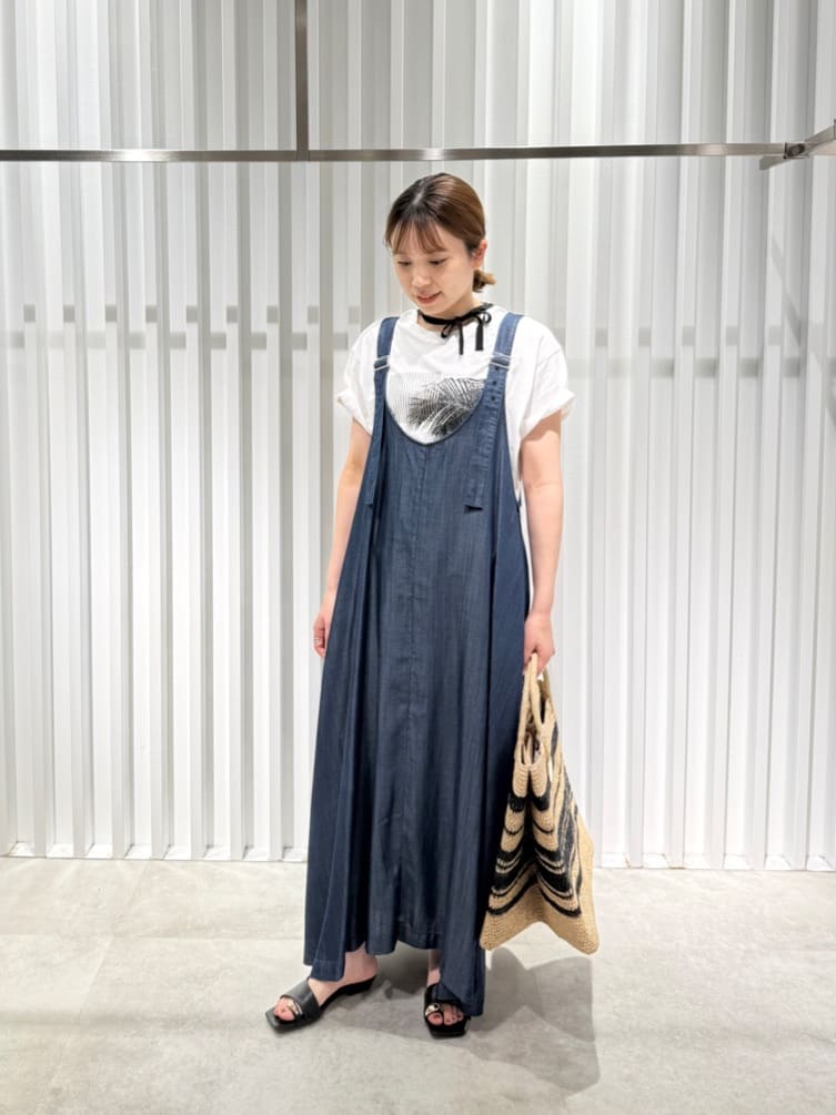 LASUD | テンセルデニムジャンパースカート | Rakuten Fashion(楽天