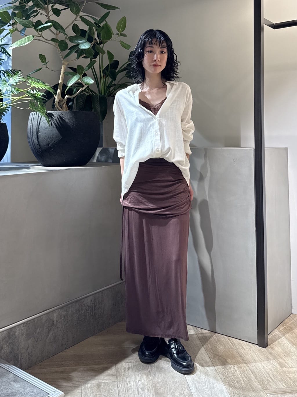 moussy | LAYER CUT MAXI スカート | Rakuten Fashion(楽天