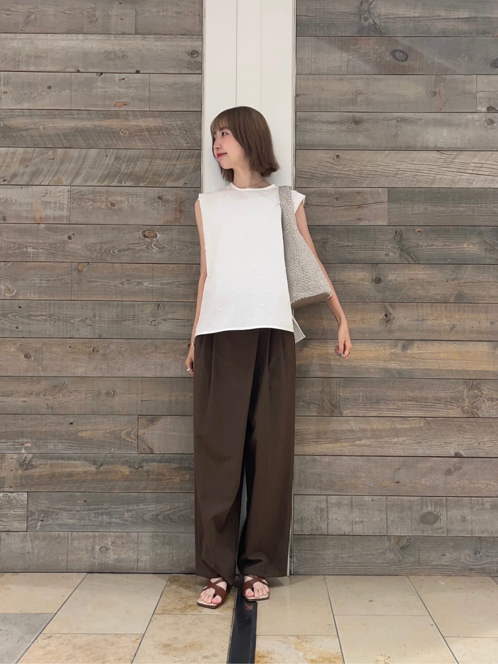 BEAUTY&YOUTH UNITED ARROWS | ドット ジャガード ノースリーブ