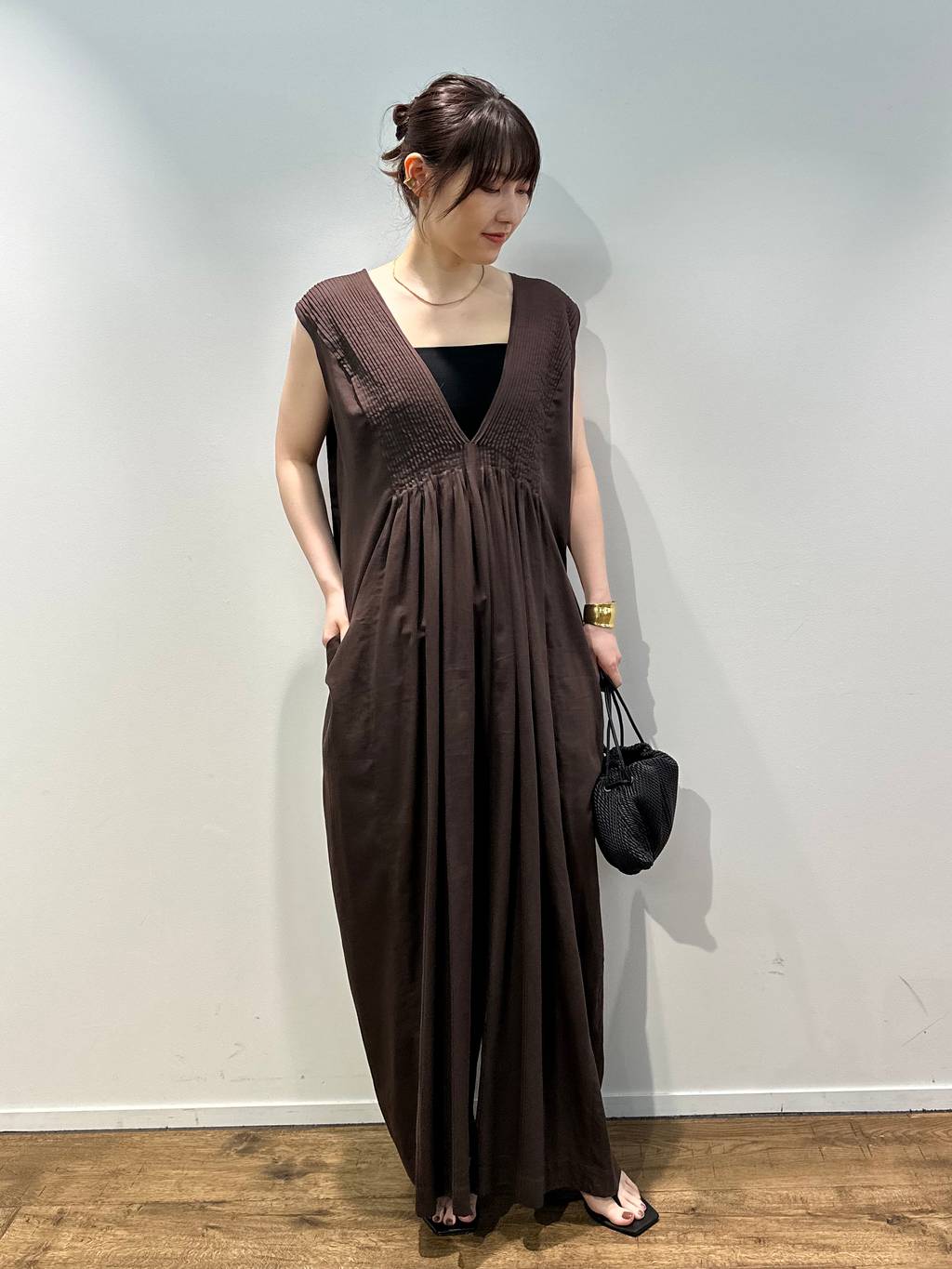 Curensology | コットンサテンタックオールインワン | Rakuten Fashion