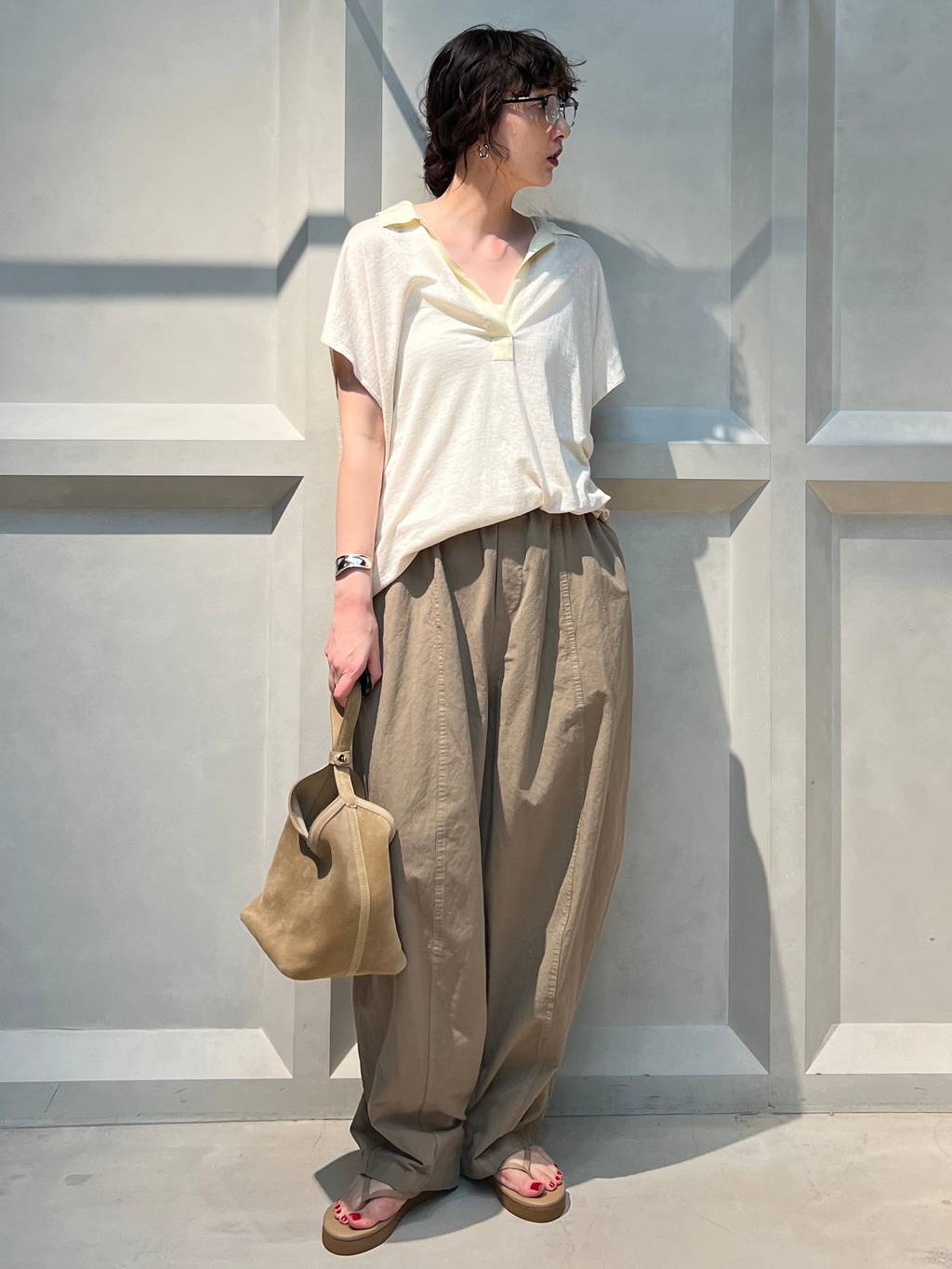 Curensology | コットンリネンドロストパンツ | Rakuten Fashion(楽天