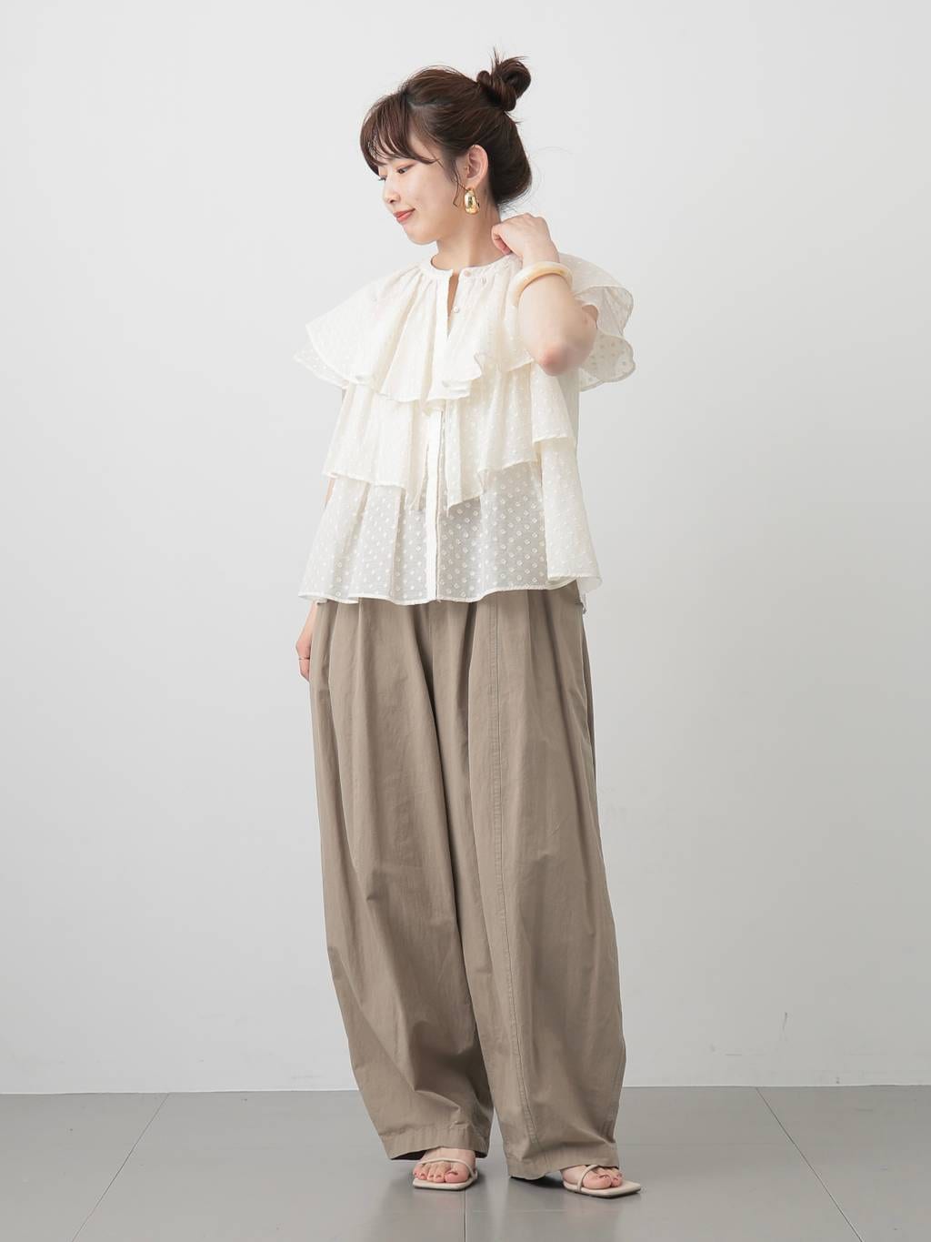 Curensology | コットンリネンドロストパンツ | Rakuten Fashion(楽天