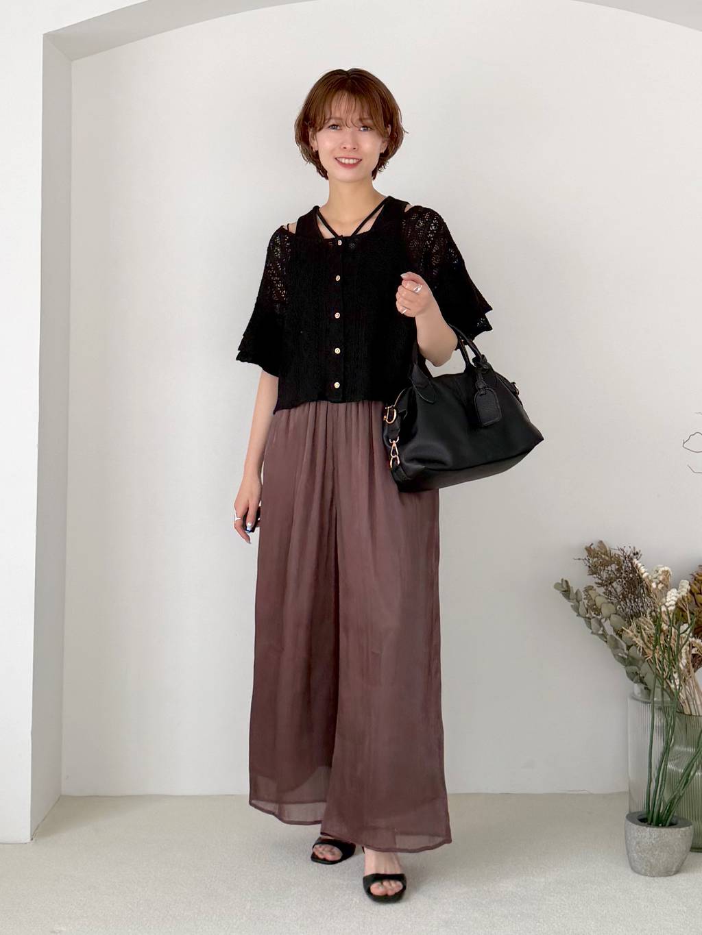 mysty womanのラッセルレースアンサンブル2を使ったコーディネートを紹介します。｜Rakuten Fashion(楽天ファッション／旧楽天ブランドアベニュー)7280005