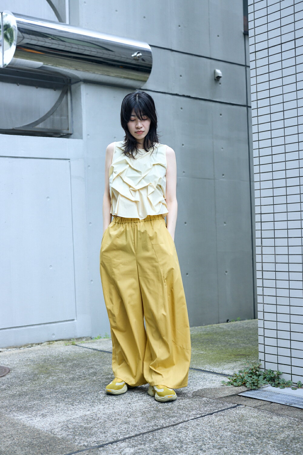 nagonstans | flowline wide pants | Rakuten Fashion(楽天