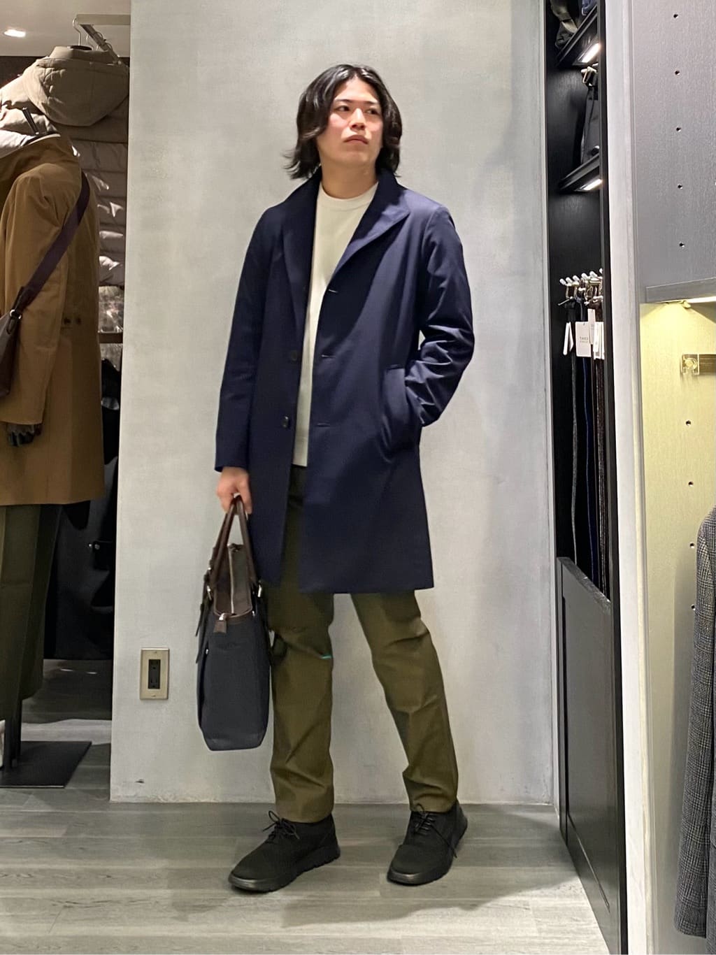 TAKEO KIKUCHIの【全7サイズ*7色展開!】トップマルチヘリンボン パンツ
