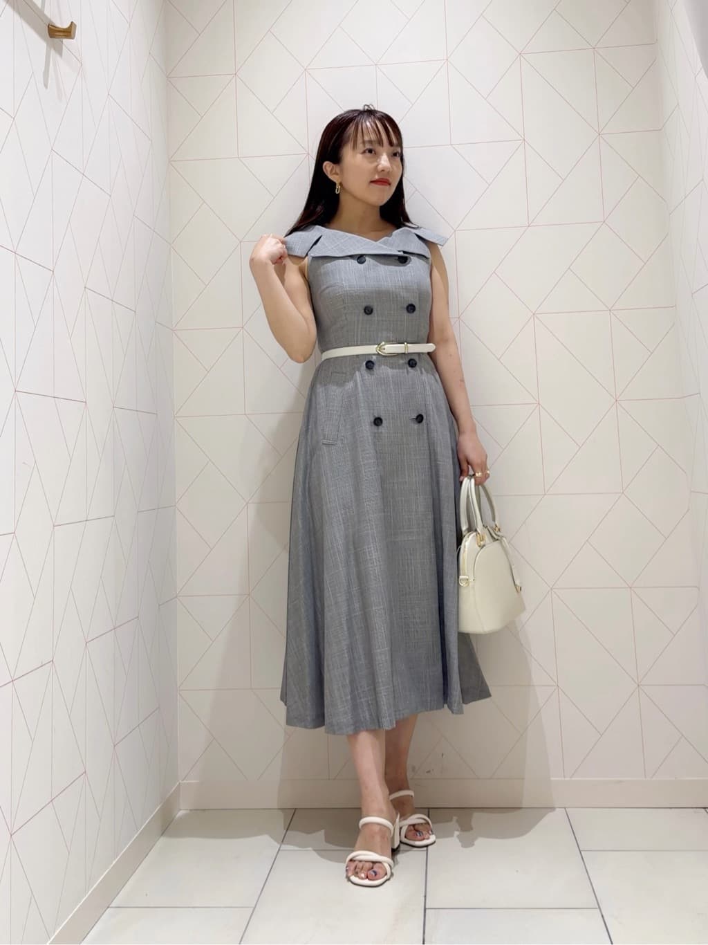 ANAYI | スラブドビーオフショル ワンピース | Rakuten Fashion(楽天