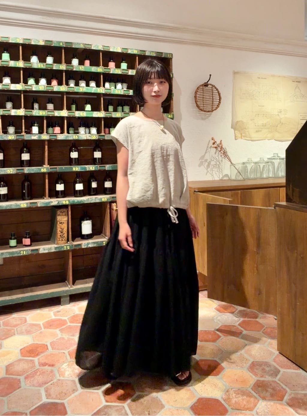 BEARDSLEY | リネン裾ドロストブラウス【セットアップ】 | Rakuten