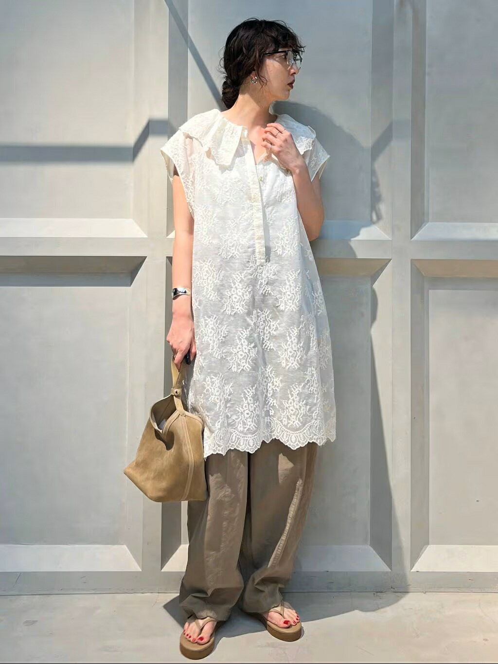 Curensology | コットンリネンドロストパンツ | Rakuten Fashion(楽天