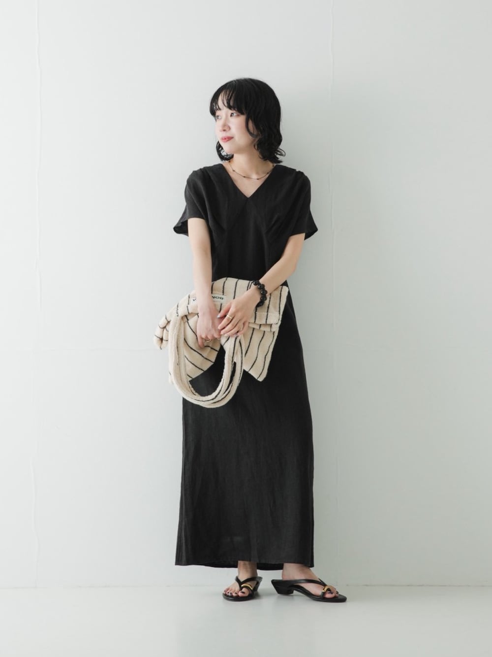 URBAN RESEARCH | フレンチスリーブリネンワンピース | Rakuten